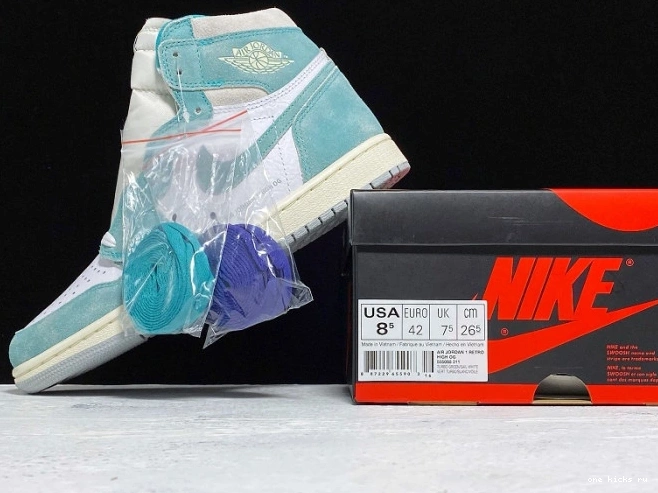 Chep Onekick Green Jordan OG 1 555088-311 Retro High Air Turbo 0822